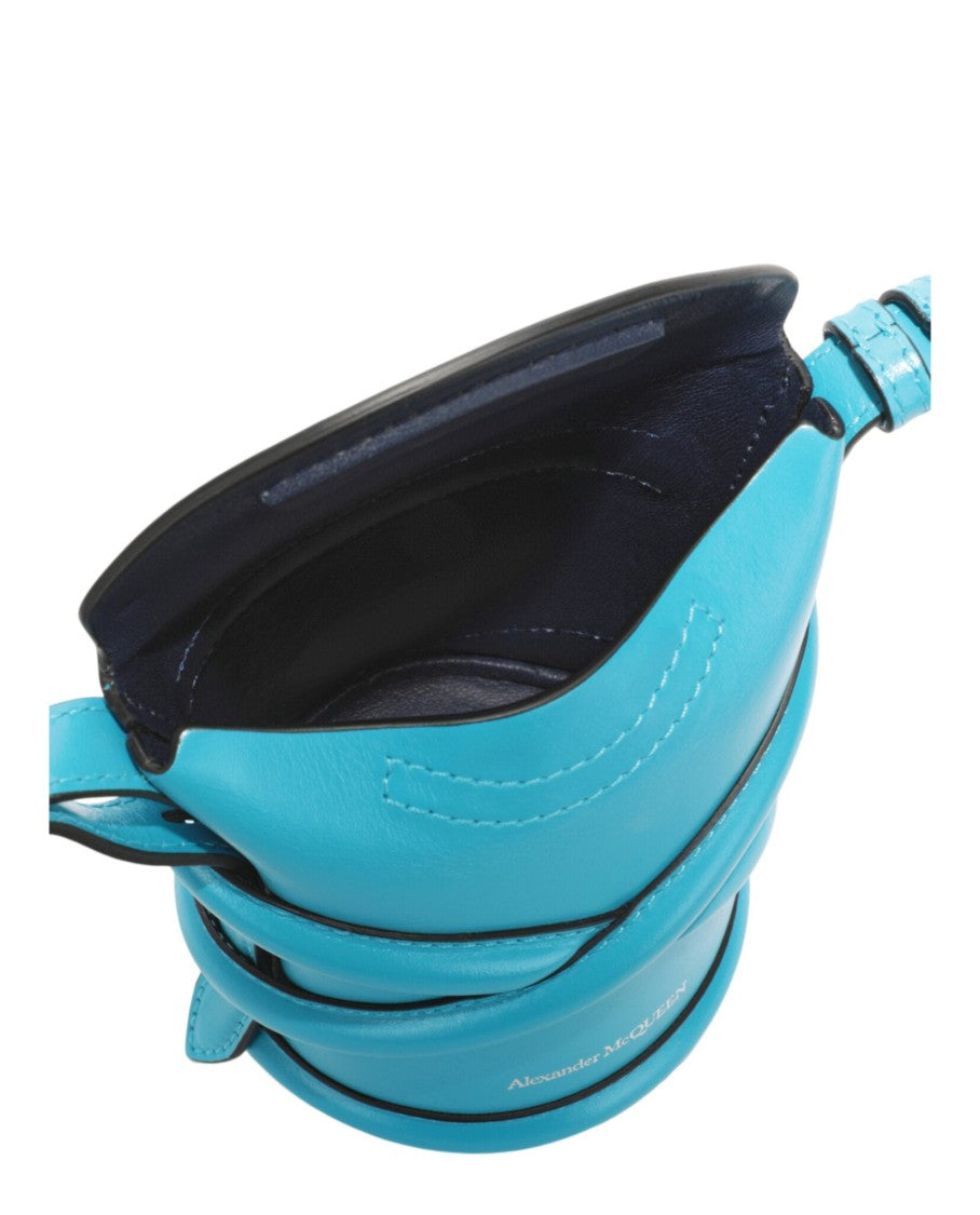 Alexander Mcqueen Mini Curve Leather Bucket Bag