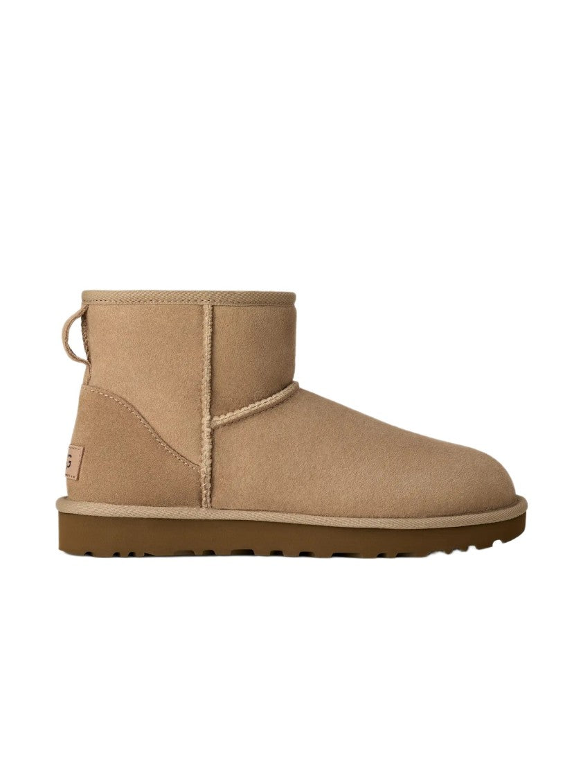 Ugg Reversed Shearling Mini Boots With Treadlite Sole