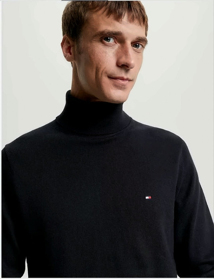 Tommy Hilfiger Pima Cotton Cashmere Roll Neck Sweater