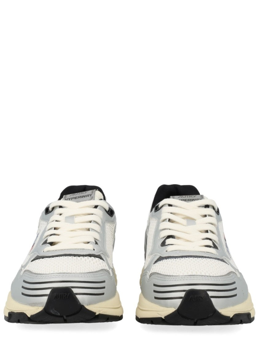 Autry Neutrals Hyperway Layered Mesh Sneakers