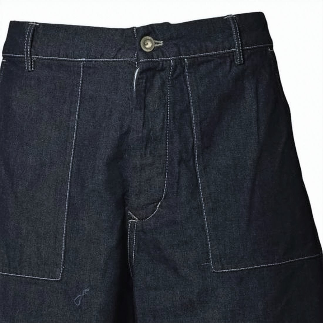 C.P. Company Dark Denim Shorts With Flap Pockets