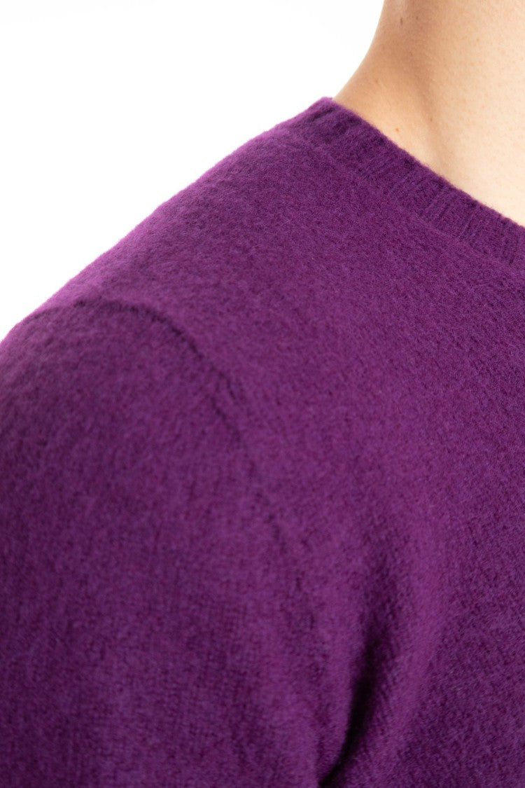 Drumohr Brushed Wool Crewneck Sweater