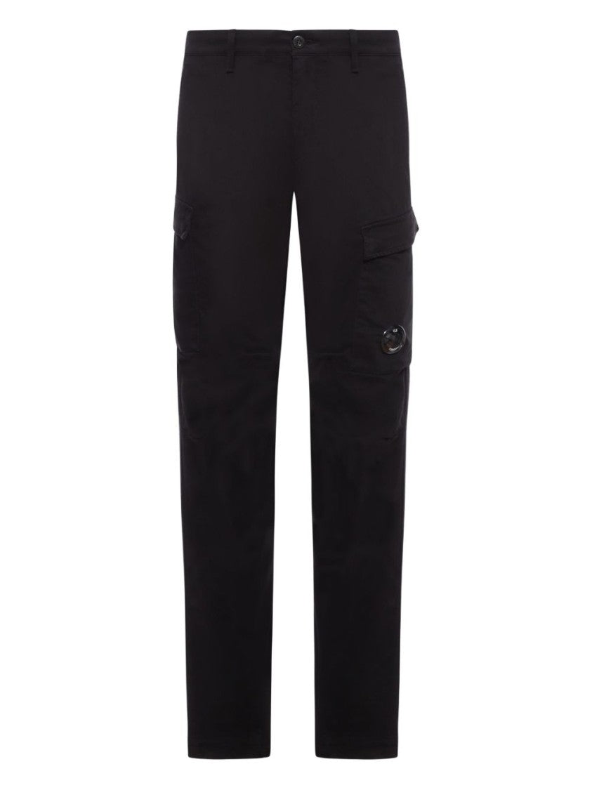 C.P. Company Tailored Black Cargo Trousers