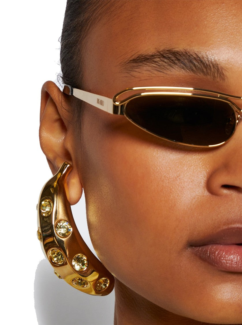 Jacquemus The Banana Earrings Gold