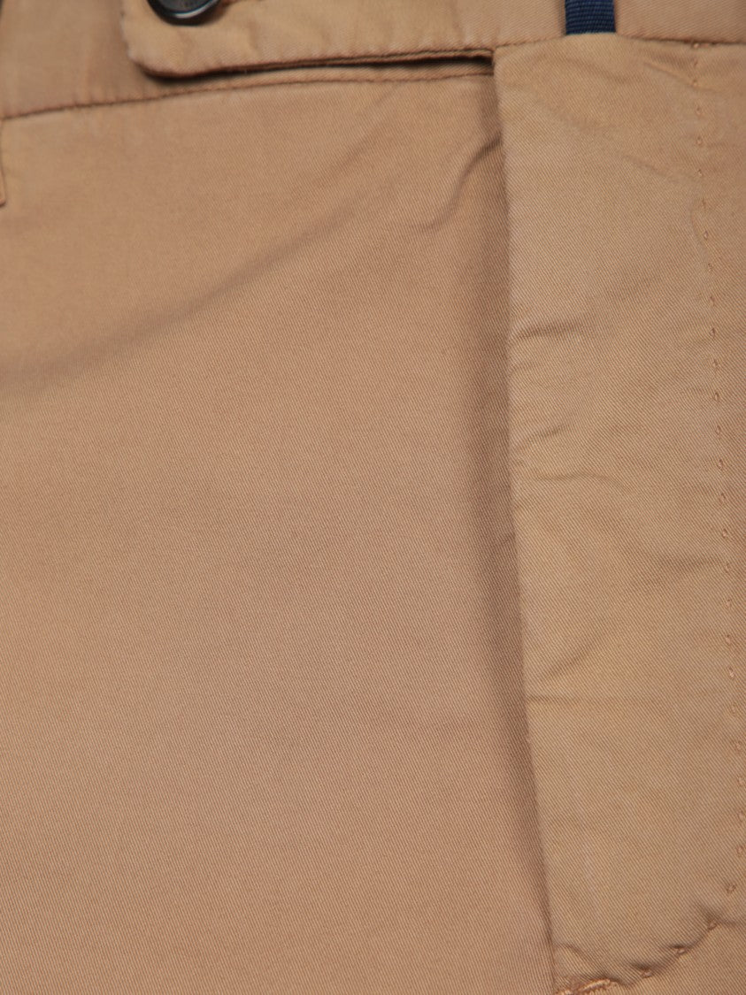 Incotex Tailored Beige Trousers With Smooth Finish