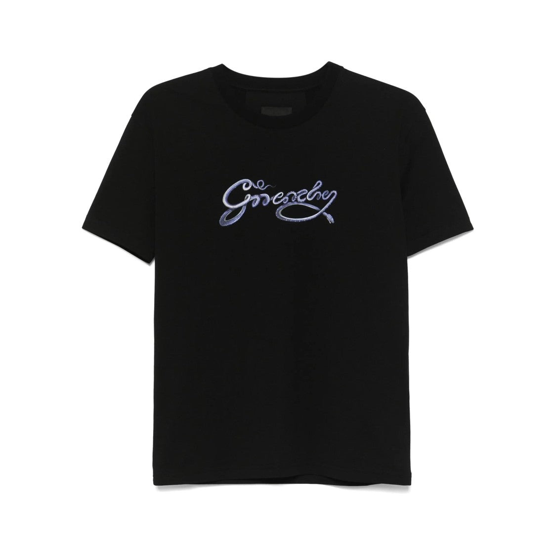 Givenchy Classic Short-Sleeved Black T-Shirt With Embroidered Logo