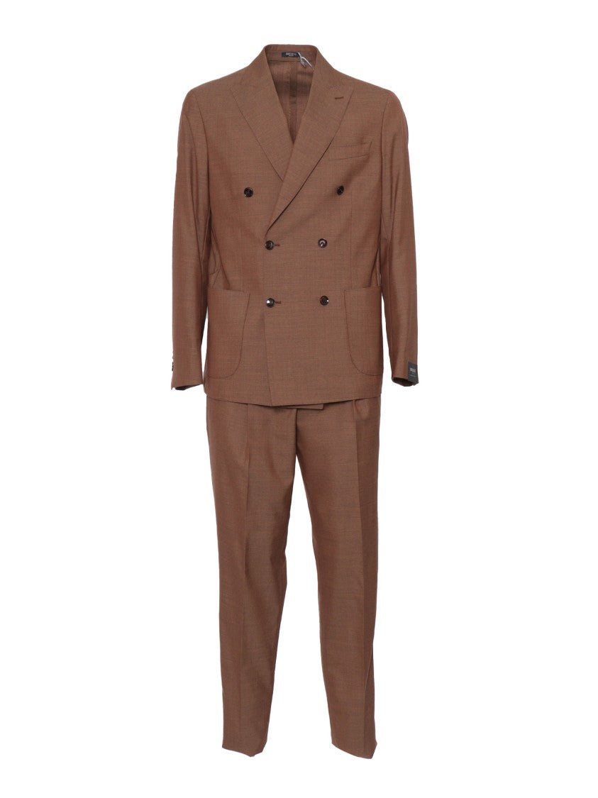 Breras Tailored Double-Breasted Suit With Notch Lapel