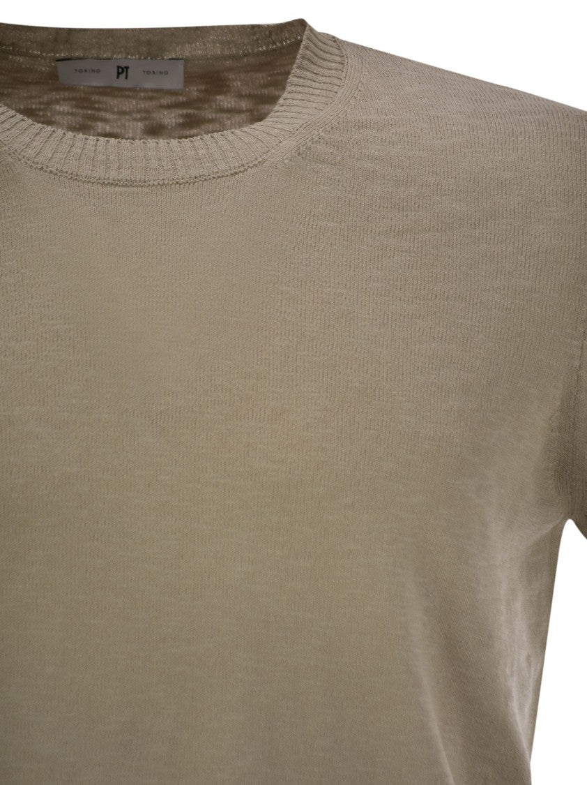 Pt Torino Crew-Neck Short-Sleeved Cotton Jersey