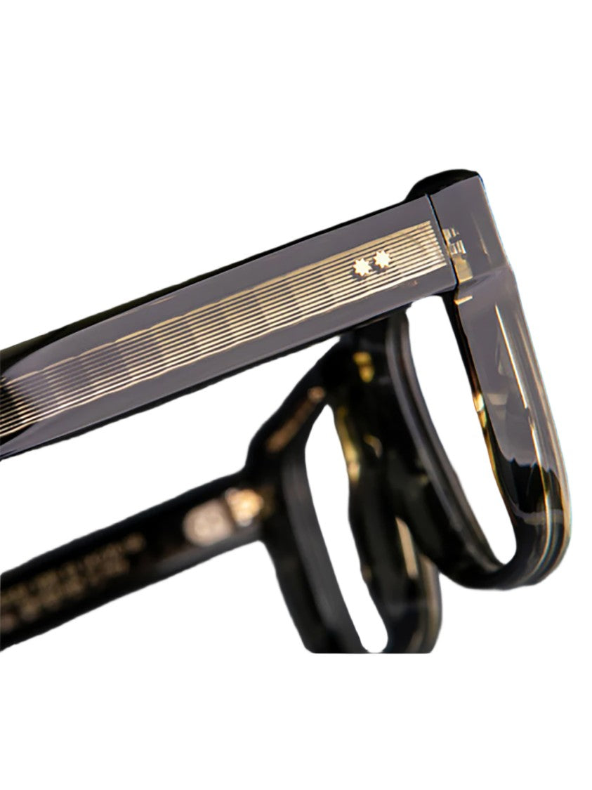 Cutler And Gross Tortoiseshell Acetate Eyeglasses With Bold Rectangular Frame