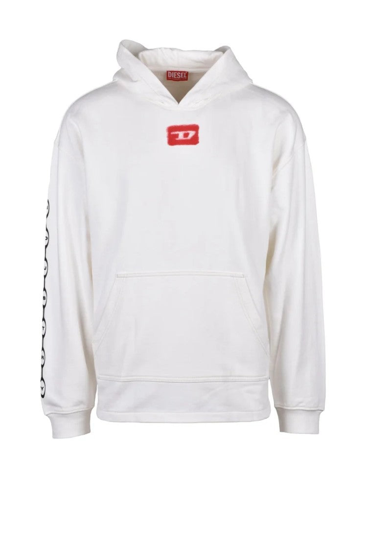 Diesel Hoodie Sweatshirt - White