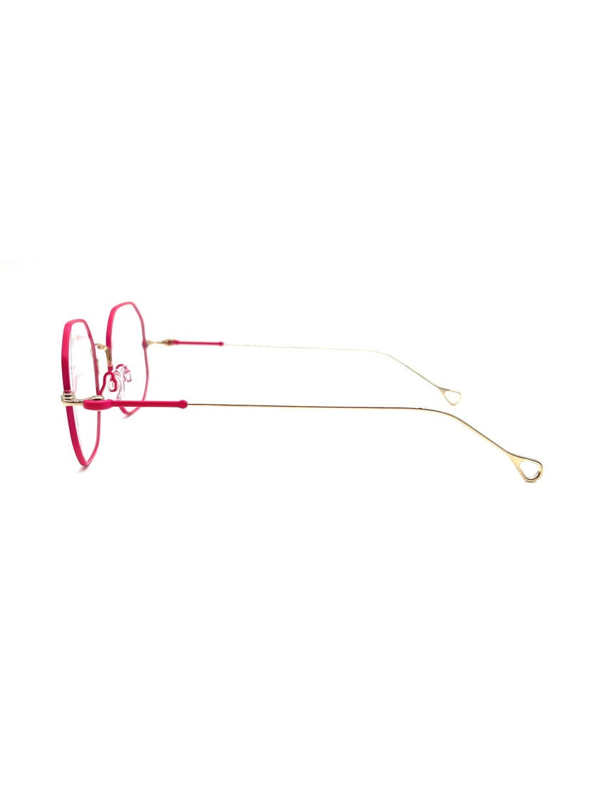 Anne & Valentine Octagonal Optical Frames With Gold-Tone Metal Accents