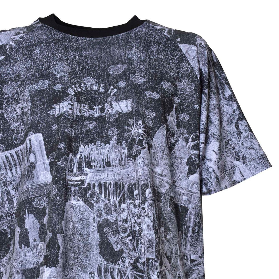 Pdf Agw Black Nylon T-Shirt With Print