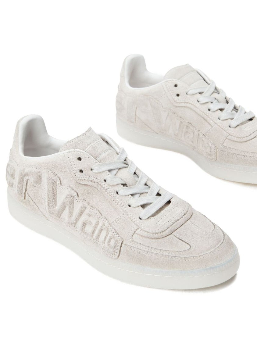 Alexander Wang Low-Top Vitello Sneakers With Textured Finish
