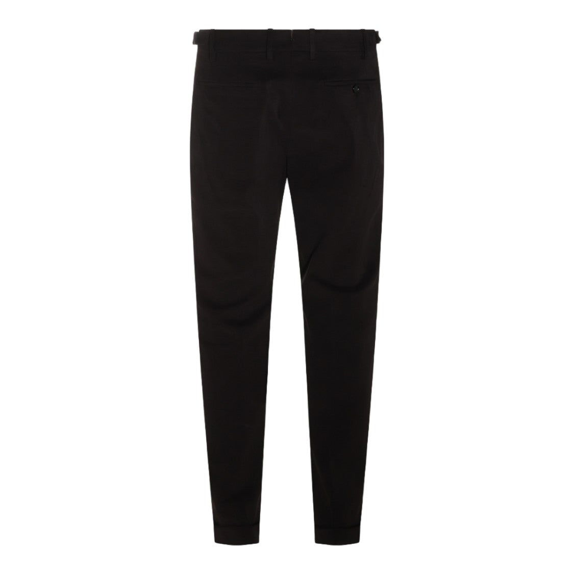Berwich Black Slim-Fit Flat-Front Formal Pants