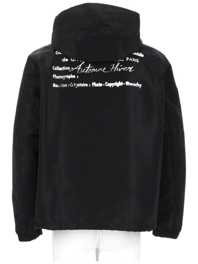 Givenchy Windbreaker Jacket With Logo Detail And Front Zipper Closure