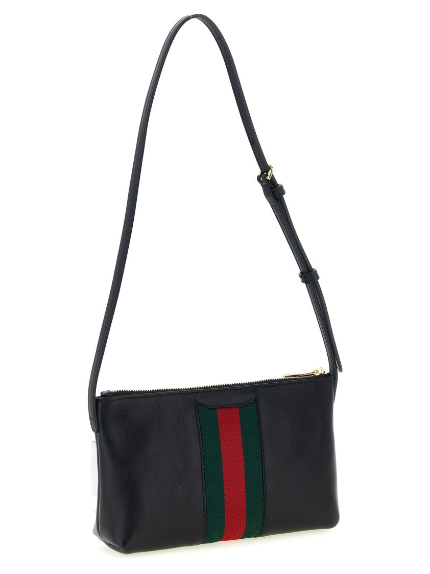 Gucci ' Horsebit Web' Shoulder Bag