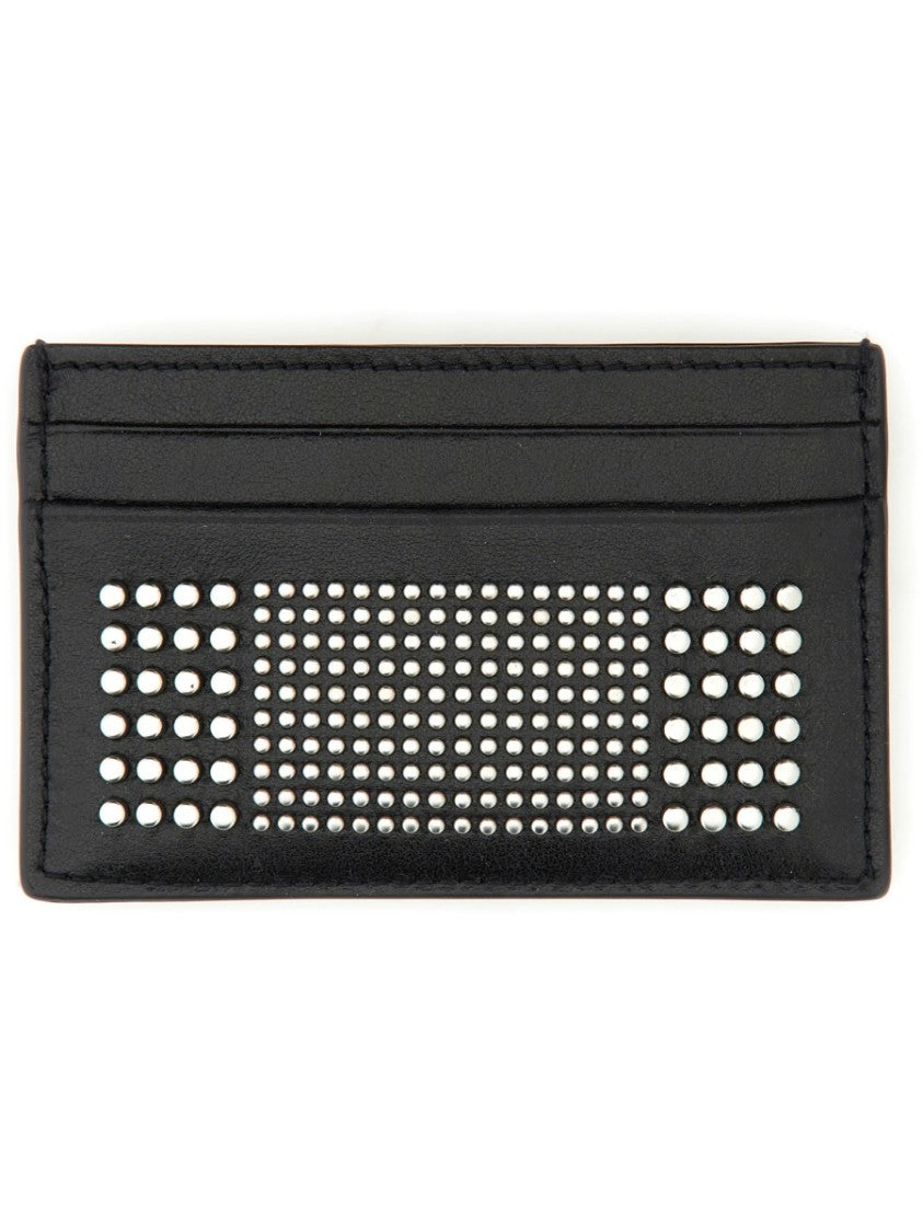 Alexander Mcqueen Leather Card Holder