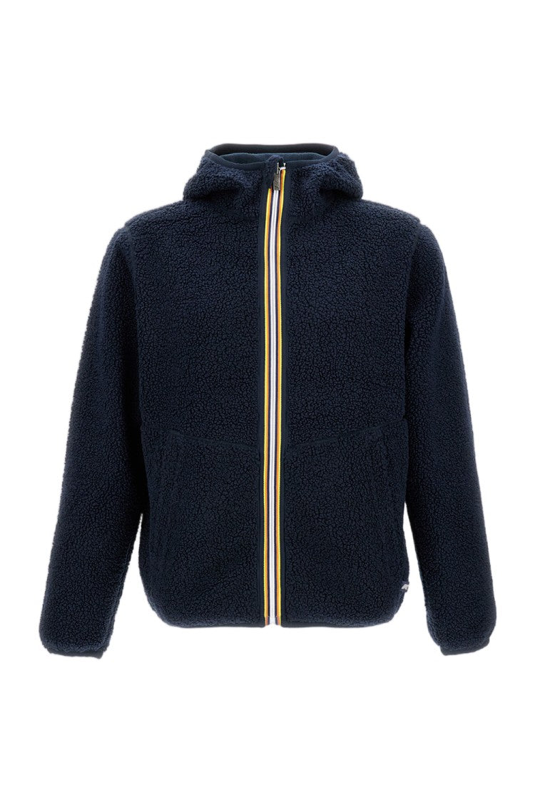 K-Way Blue Jack Sherpa Reversible Jacket