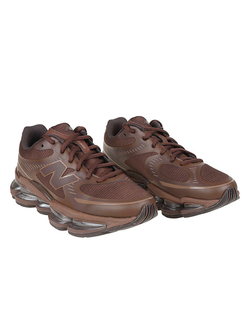 New Balance Brown 2000 Segmented-Sole Polyester Sneakers