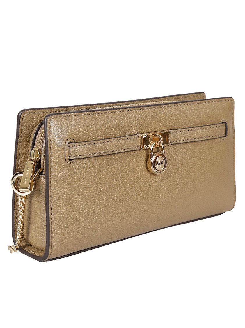 Michael Kors Hamilton Hammered Leather Clutch