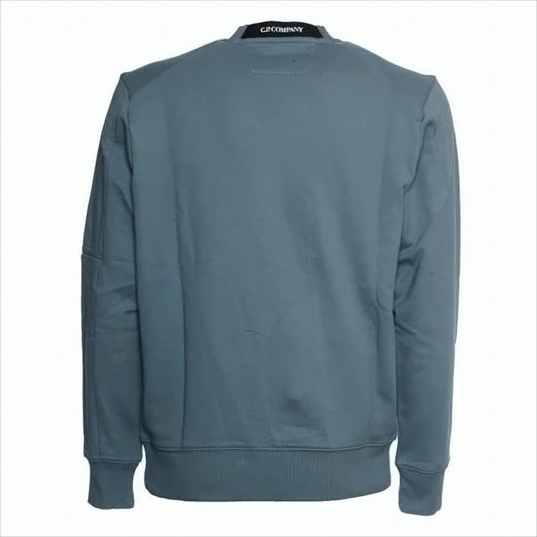C.P. Company Long-Sleeve Blue Cotton Crew Neck Shirt