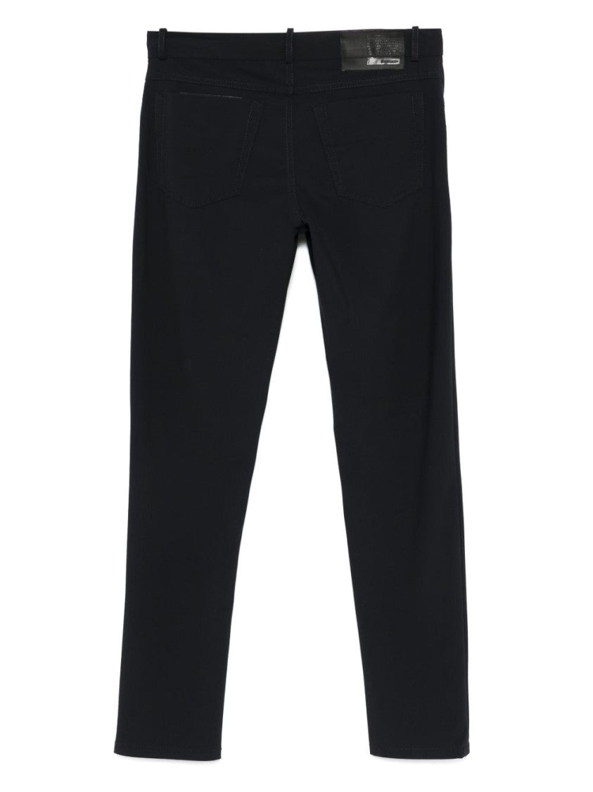 Rrd Tailored Blue Trousers With Five-Pocket Design