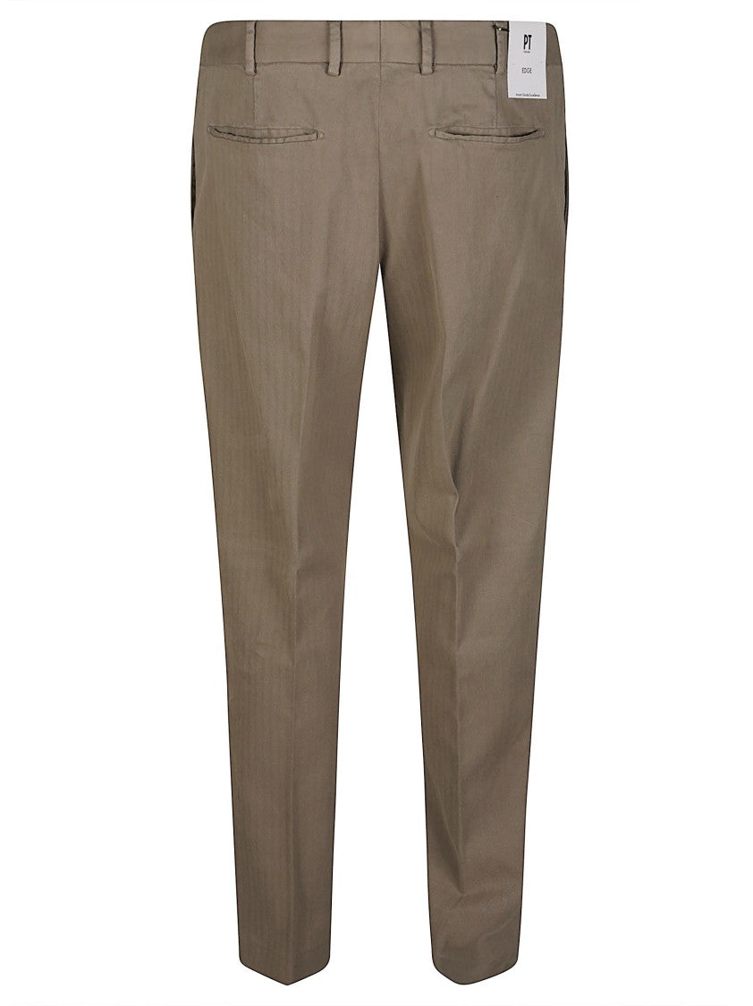 Pt Torino Rebel Slim Tailored Stretch-Cotton Pants