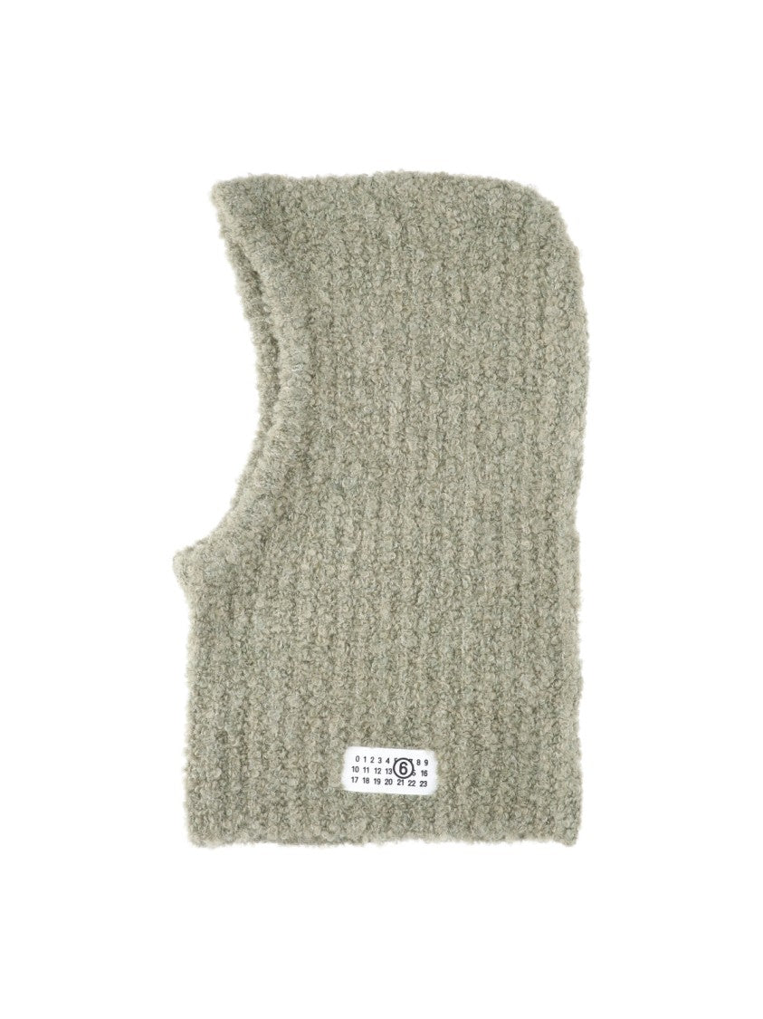Mm6 By Maison Margiela Green Knitted Balaclava