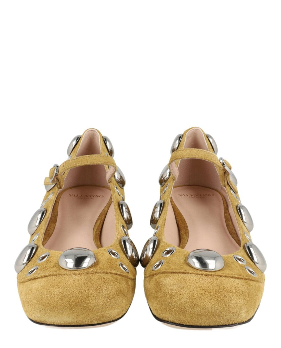 Valentino Nellcôte Suede Mary Jane Pumps