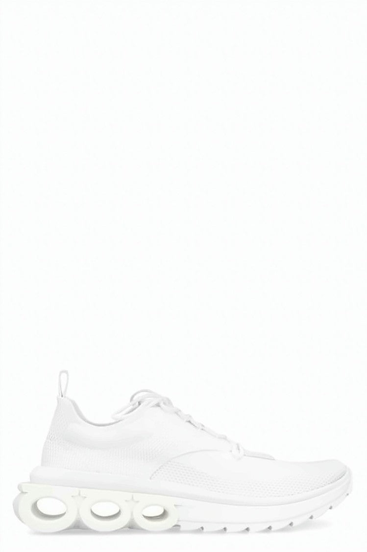 Salvatore Ferragamo Sole Sneakers With Knit Upper