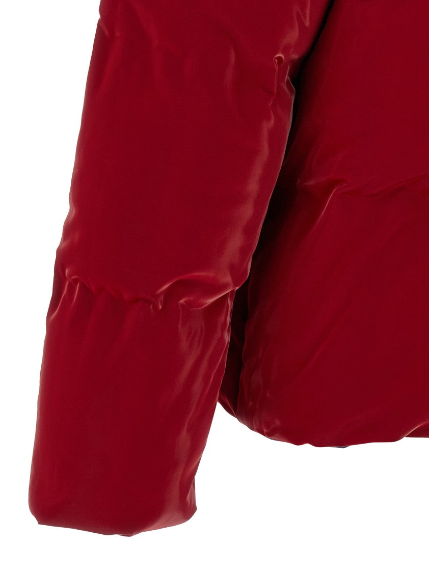 Moncler Genius Reversible Padded Down Jacket With High Neck And Bold Prints