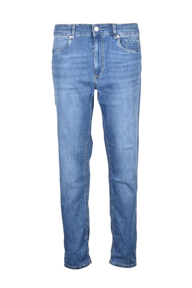 Siviglia Light Blue Cotton Lyocell Elastane Jeans