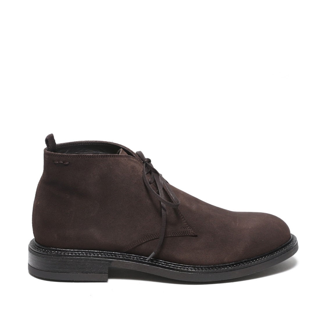 Alexander Hotto Ankle Boot In Raven Ebony Suede