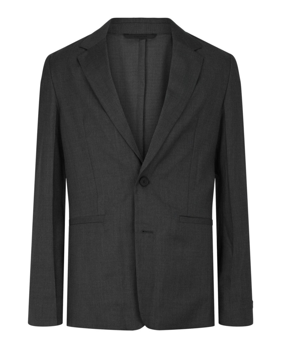 Givenchy Single-Breasted Blazer With Notched Lapels