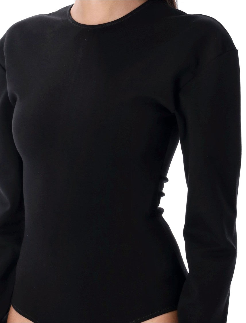 Mm6 By Maison Margiela Long Sleeve Bodysuit
