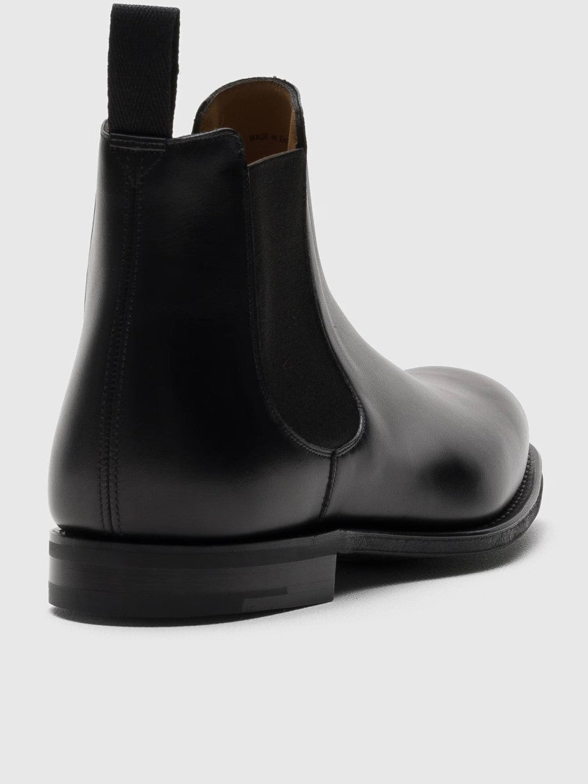 Church's Black Leather Chelsea Boots With Polished Finish