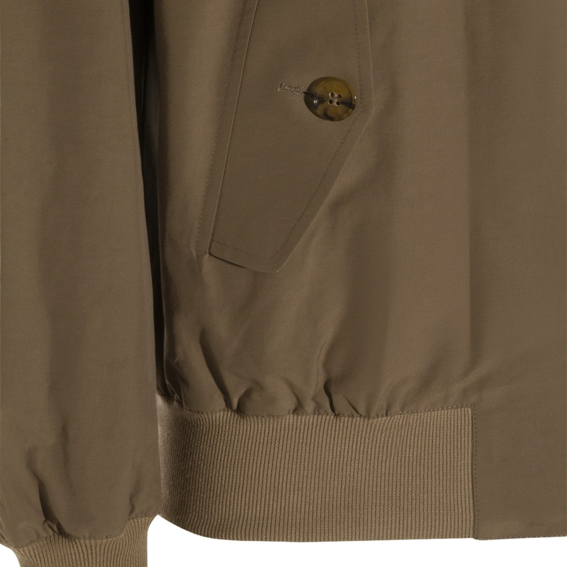 Baracuta Brown Casual Jacket With High Stand Collar