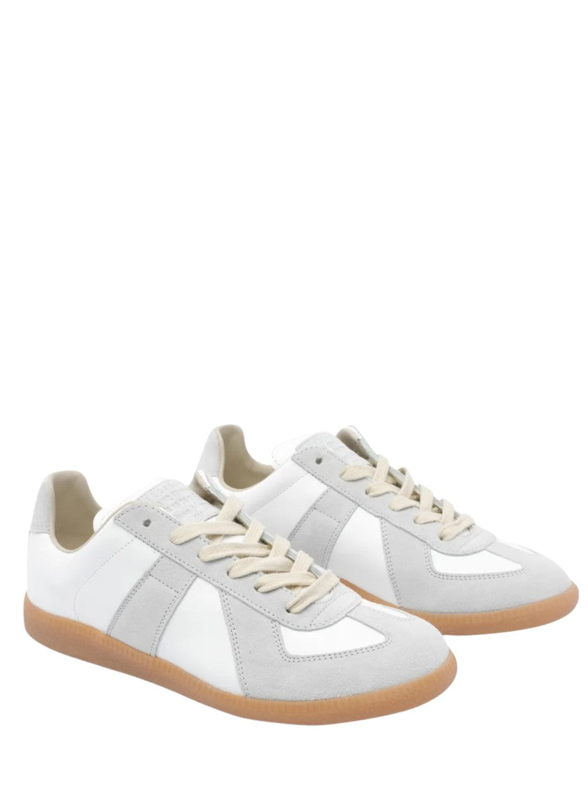 Maison Margiela White Leather Replica Sneakers
