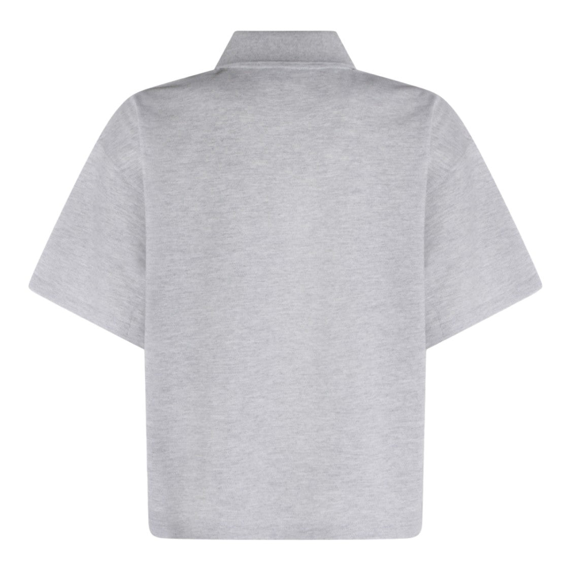 Saint Laurent Relaxed-Fit Grey Polo Shirt