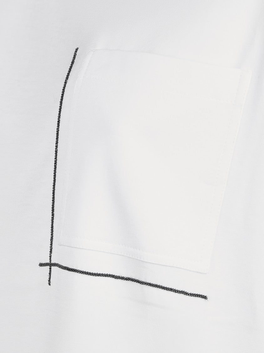 Brunello Cucinelli Short-Sleeve Crewneck Top