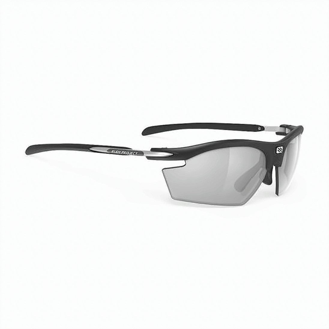 Rudy Project Semi-Rimless Black Grilamid And Acetate Sunglasses