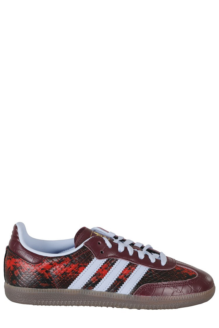 Adidas Originals Samba Og Burgundy Pony Hair Sneakers