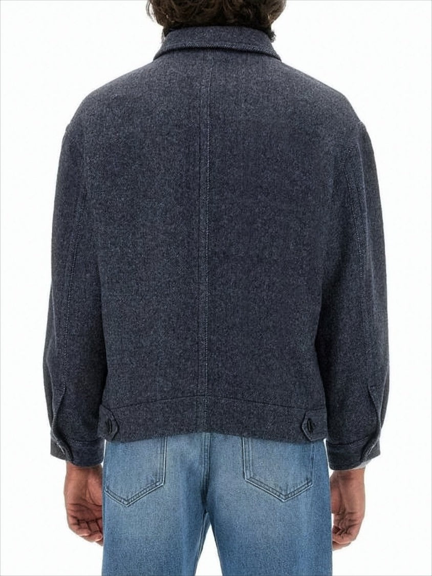 Isabel Marant Boxy-Cropped Wool-Blend Jacket With Tailored Fit