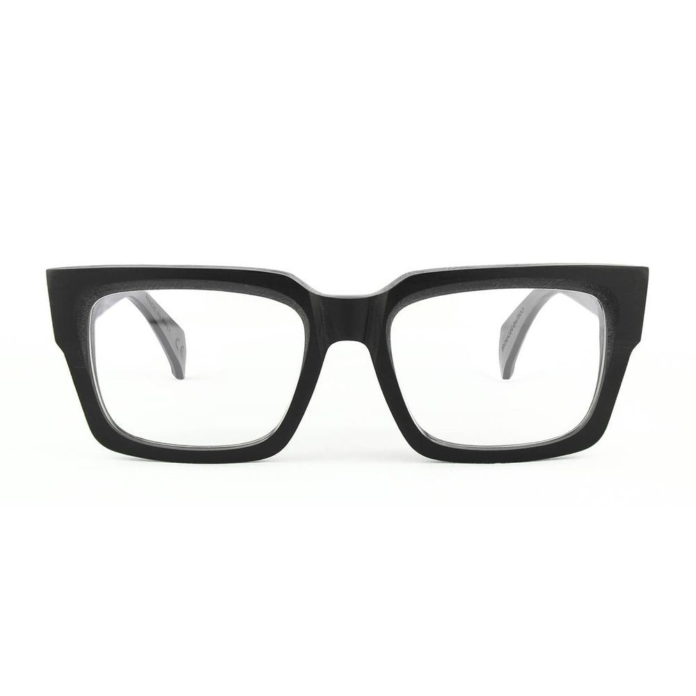Dandy's Arthur Rough Rectangular Black Acetate Eyewear