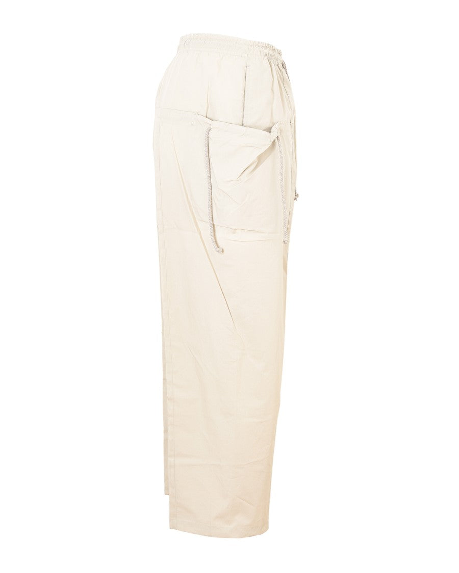 Craig Green Cropped Straight-Leg Pants With Embroidered Motif