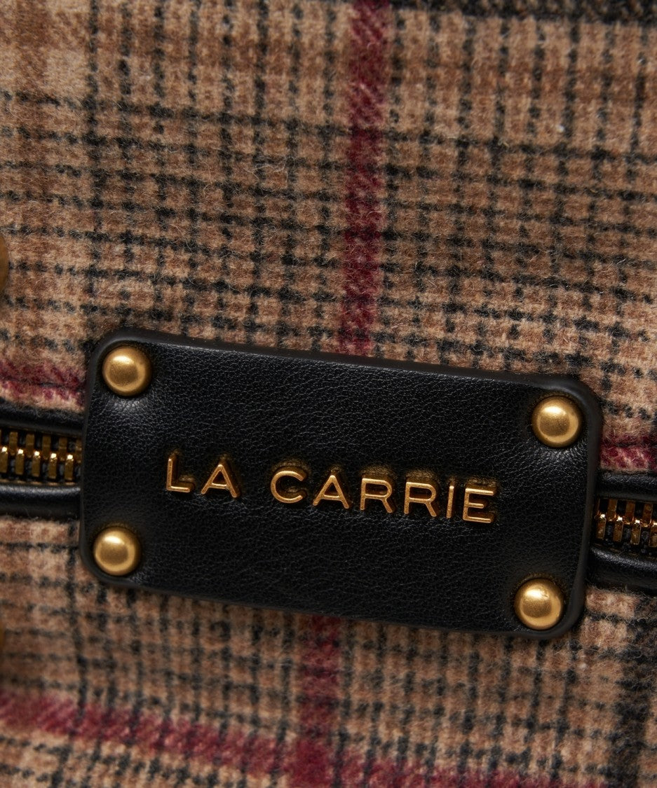 La Carrie Glencheck Bucket Bag