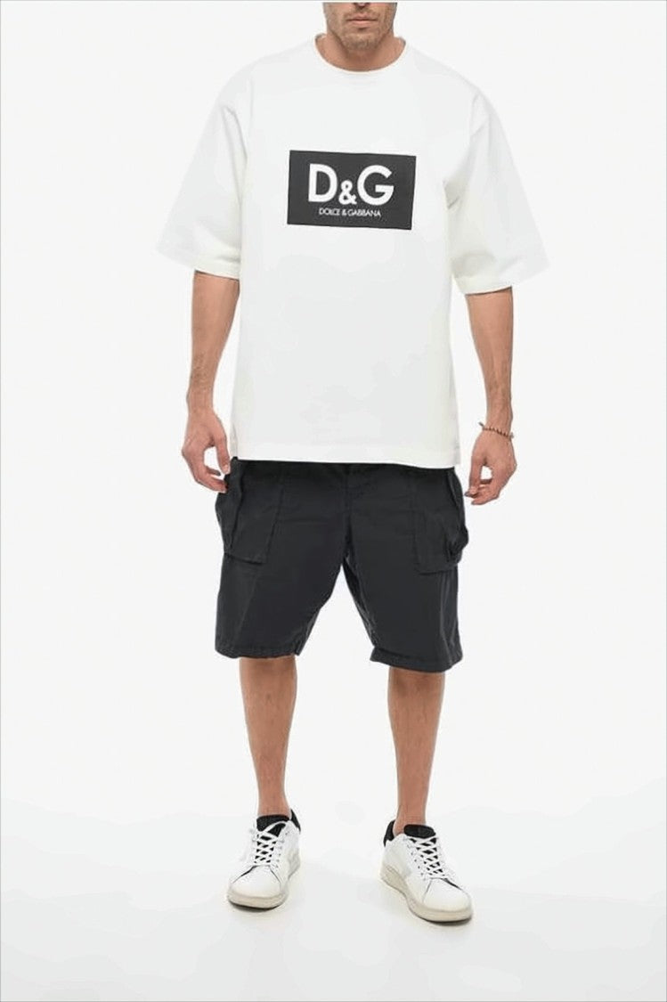 Dolce & Gabbana Short-Sleeved T-Shirt With Bold Graphic Logo