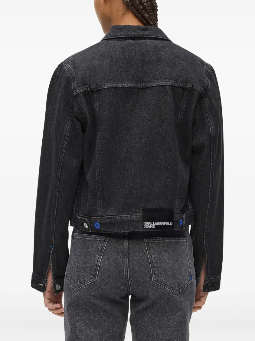 Karl Lagerfeld Tailored Structured Fit Refined Detailing Jacket