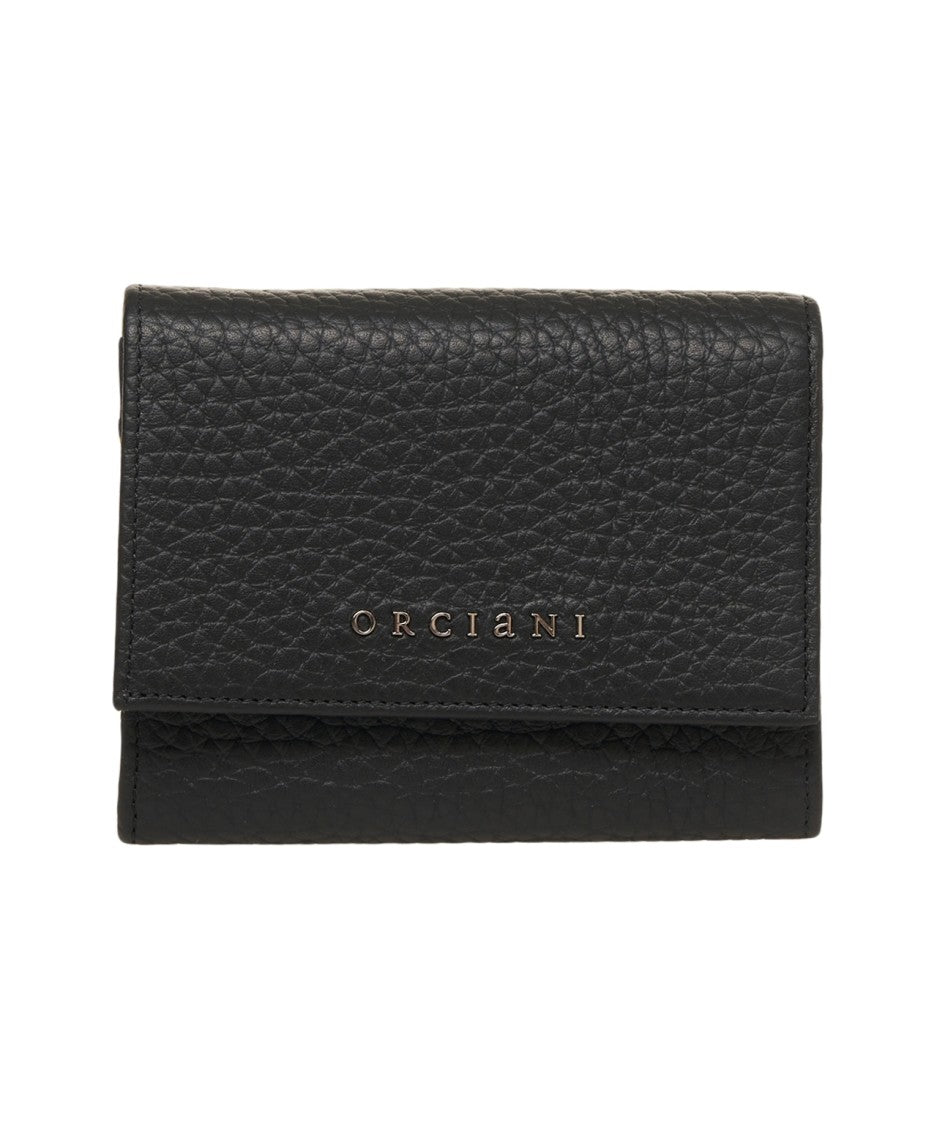 Orciani Hammered Leather Wallet