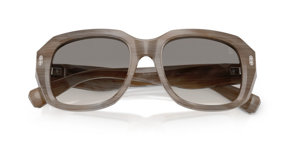 Brunello Cucinelli Grey 0Bc4027s Translucent Marbled Oversized Square Sunglasses